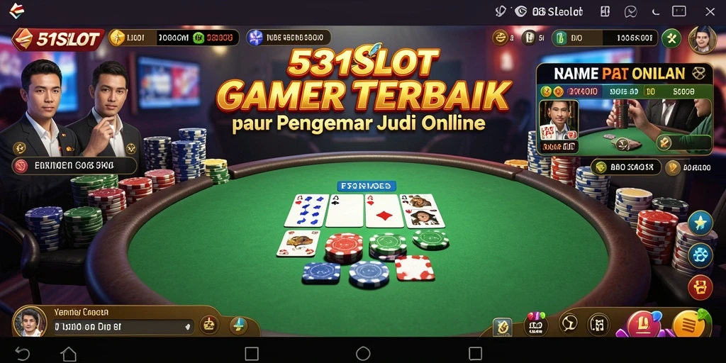 Tampilan menarik dari gameplay Poker di 531SLOT.