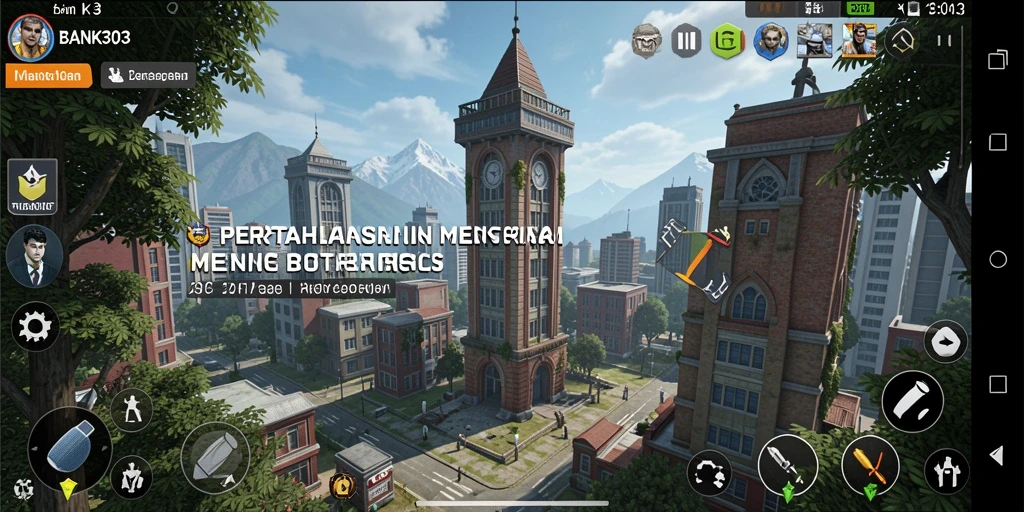 Gambaran gameplay BANK303 dengan strategi Tower Defense yang menegangkan.