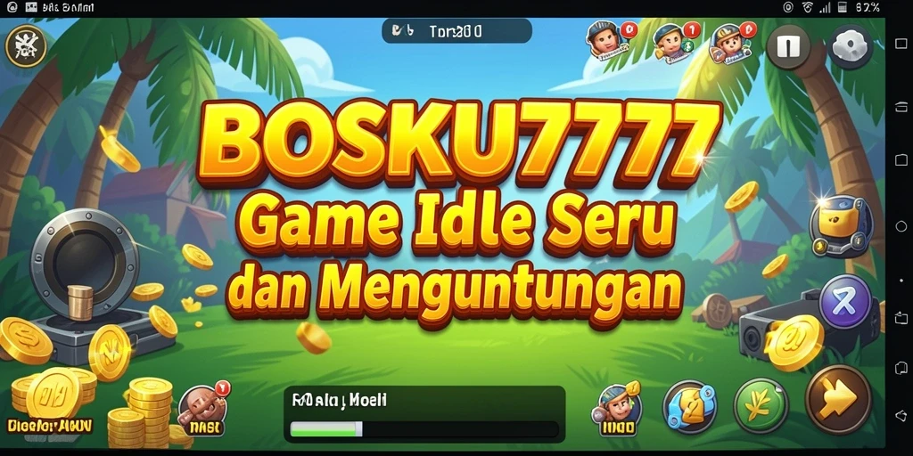 Tampilan gameplay BOSKU777 yang menarik dan penuh warna.