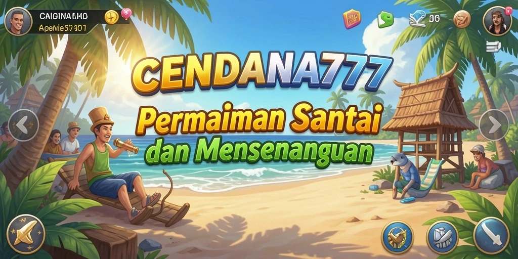 Tampilan menarik dari permainan Casual CENDANA777.