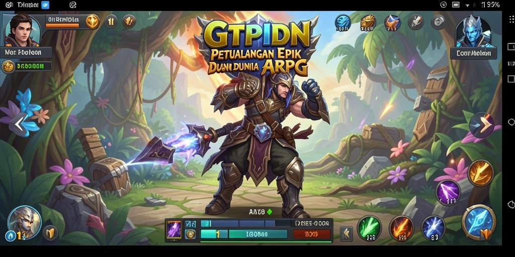 Tangkapan layar GTPIDN menampilkan aksi seru dalam pertarungan ARPG.