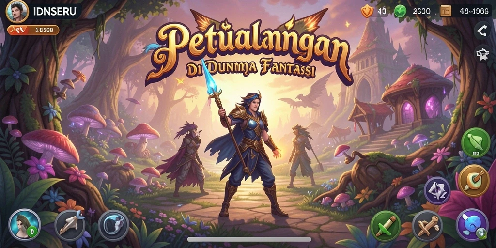Tampilan grafis dan gameplay menakjubkan dalam IDNSERU.