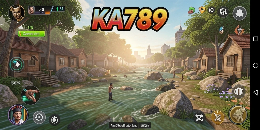 Tampilan gameplay seru dari KA789 dengan karakter yang menarik.