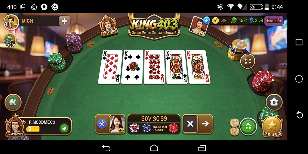 Tampilan gameplay menarik KING403 dengan pemain yang aktif.