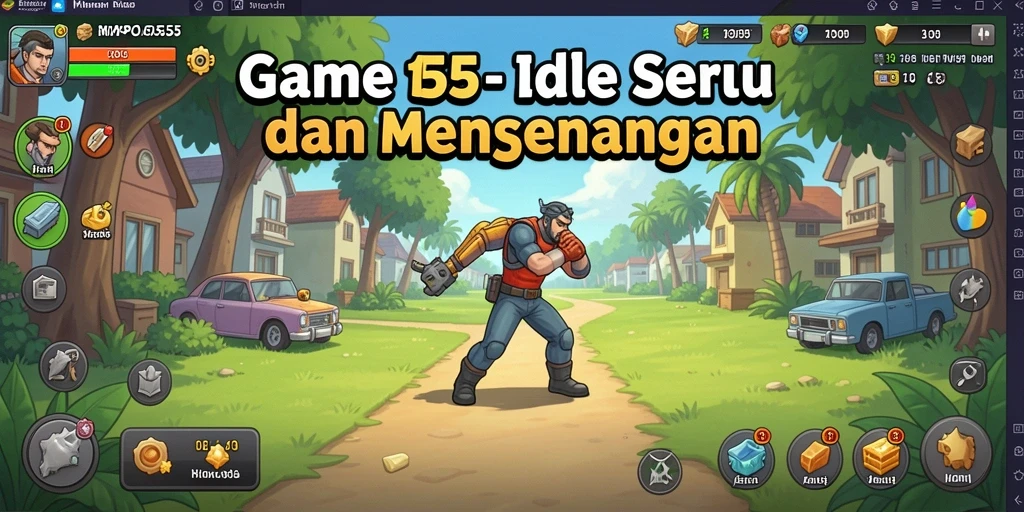 Screenshot MPO555 menampilkan gameplay Idle yang menarik dan interaktif.
