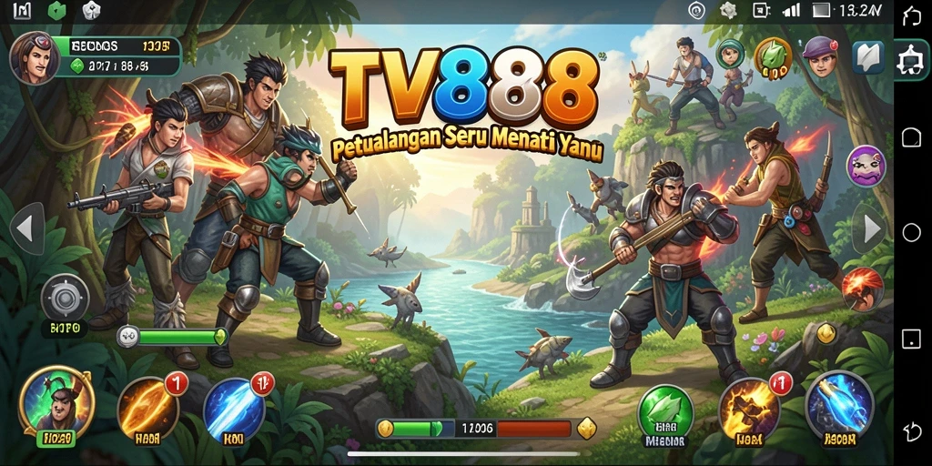 Tampilan gameplay menarik dalam petualangan mendebarkan.