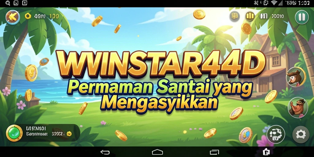 Tampilan gameplay WINSTAR4D yang penuh warna dan menarik.